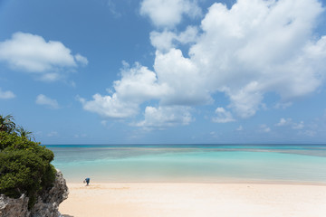 沖縄・最南端の波照間島の海