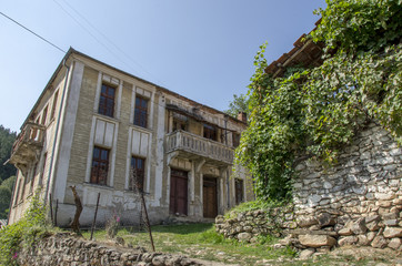 Traditional house in Bukovo village, Bitola Municipality, Macedonia