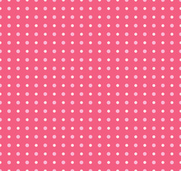 Abstract Pink Dot Seamless Pattern. Geometric Background Texture