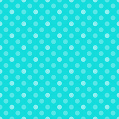 Seamless Polka Dots Pattern_Mint Green #Vector Background