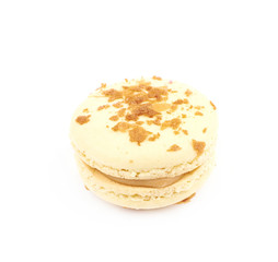 Sweet macaroon confection isolated
