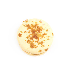 Sweet macaroon confection isolated