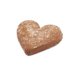 Chocolate ginger cookie isolated