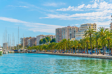 Port in Palma de Mallorca, Spain © dudlajzov