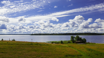 Bank of the Seliger. Northwest of the Valdai Hills