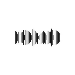 Sound wave icon vector