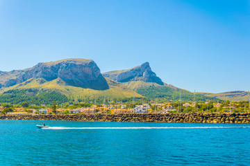 Seaside view of Colonia de sant pere, Mallorca, Spain