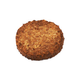 Vegan carrot schnitzel isolated