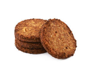 Vegan carrot schnitzel isolated