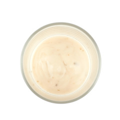 Caesar white sauce isolated