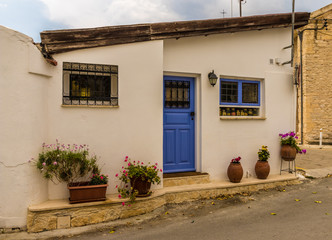 A view of the traditional village Lania in Cyprus