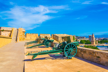 Military museum at fort san carlos at Palma de Mallorca, Spain © dudlajzov