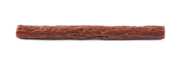 Cured stick of meat isolated