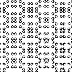 Black and white decorative pattern for wallpaper, textile designing and printing