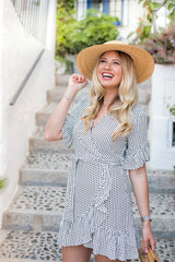 Stylish travel blogger