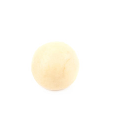 Block of marzipan isolated