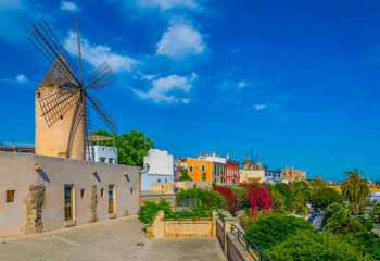 A Windmill at Palma de Mallorca, Spain © dudlajzov