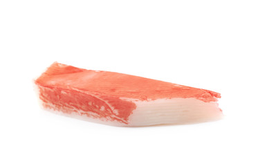 Crab stick isolated