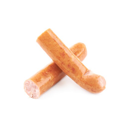 Hot dog sausage composition isolated