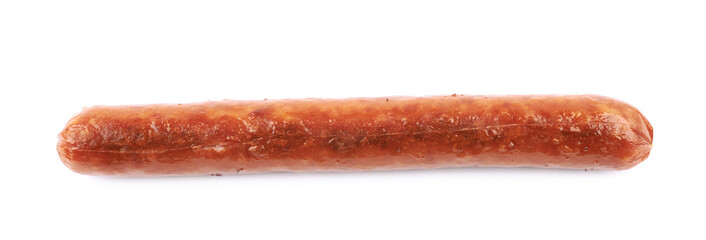 Cooked hot dog sausage isolated