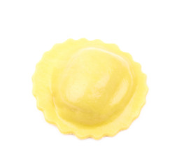 Cheese ravioli composition isolated