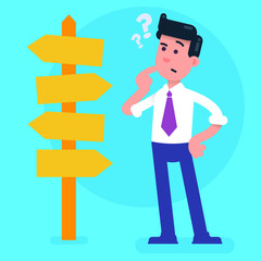 Confused Businessman