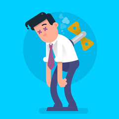 Exhausted Businessman