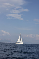 Fototapeta premium Sailboat en Split