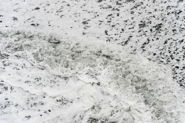 Kirkjufjara beach - waves on black sand