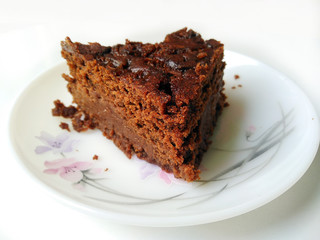A chocolate flavor cake