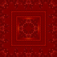 Seamless arabic lace ornamental pattern