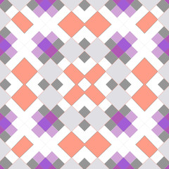 Seamless geometrical squares mosaic pattern