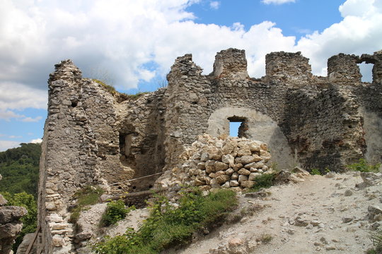Ruins of Tematin castle, western Slovakia