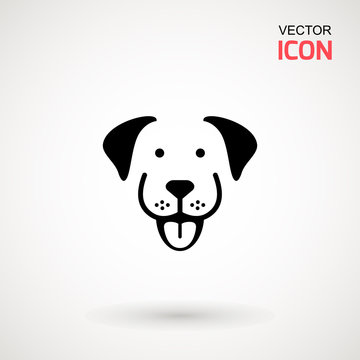 dog head vector