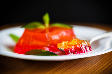 sweet multi-colored jelly