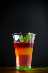sweet multi-colored jelly