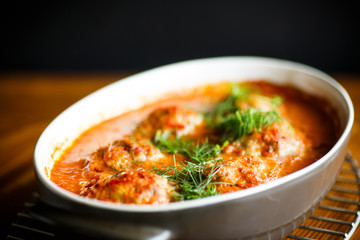 meatballs with tomato sauce