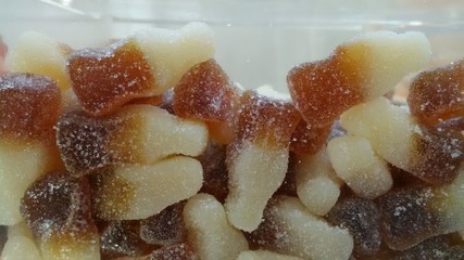 Sfondo con caramelle gommose