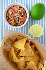 トルティーヤ・チップスとディップ