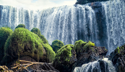 The elephant waterfall Dalat Vietnam
