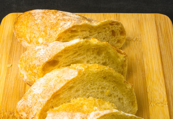 loaf of white wheat bread