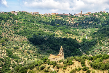 National park Cilento village church