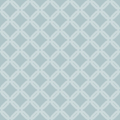 Fototapeta premium Geometric abstract vector octagonal background. Geometric abstract ornament. Seamless blue and white modern pattern