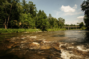 A Calm River In Michigan