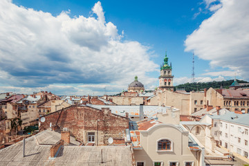 Fototapeta premium Lviv panoramic view