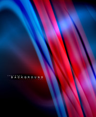 Neon holographic fluid color wave for web, wallpaper, pattern, texture and background