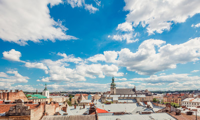 Fototapeta premium Lviv panoramic view