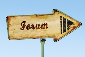 Schild 328 - Forum