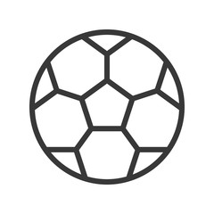 Fototapeta premium football Outline icon soccer related
