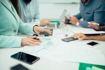 Designers working together. Business people working together.